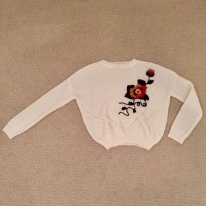 Embroidered sweater